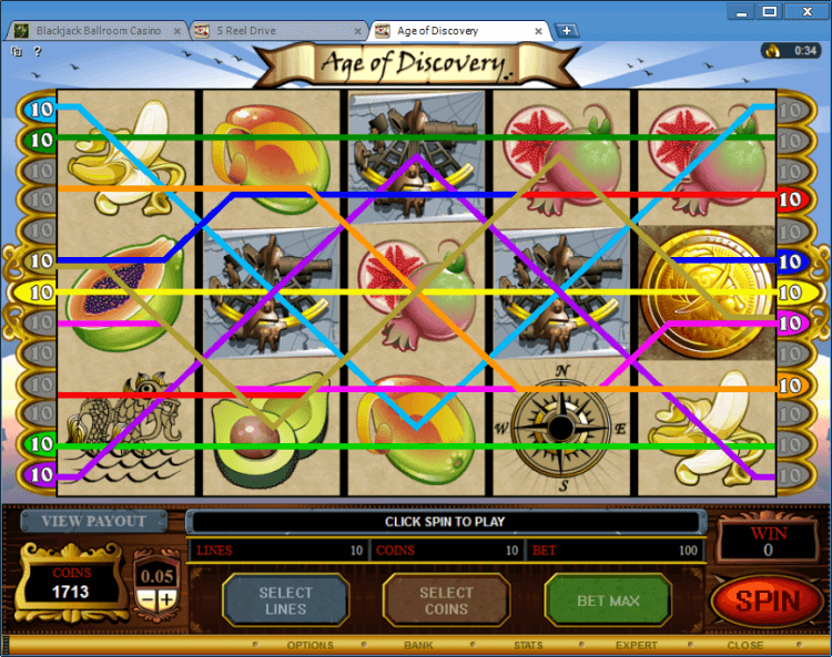 Age of Discovery bonus slot online