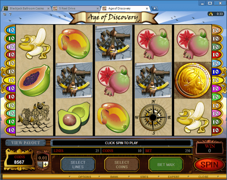 Age of Discovery bonus slot online