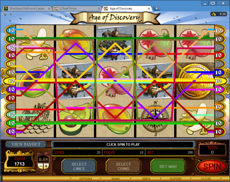 Age of Discovery bonus slot online