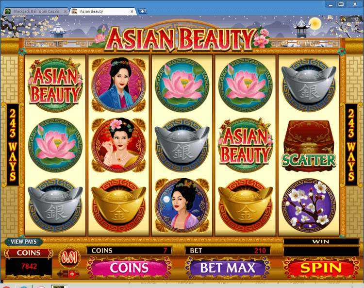 Asian Beauty Bonus Slot BlackJack Ballroom