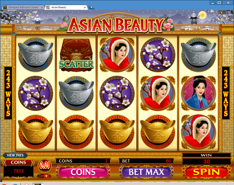 Asian Beauty Bonus Slot BlackJack Ballroom