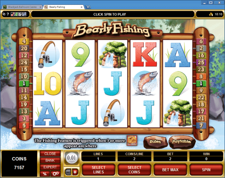 Bearly Fishing slot BlackJack Ballroom casino