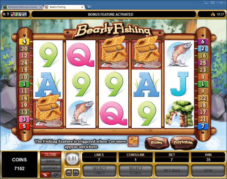 Bearly Fishing slot BlackJack Ballroom casino