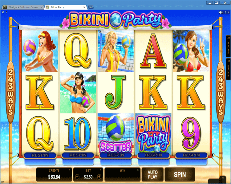 Bikini Party regular video slot online casino