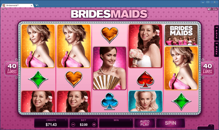 Bridesmaids bonus slot Ballroom online casino