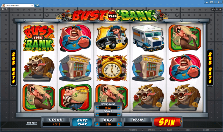 Bust the Bank slot Ballroom online casino app