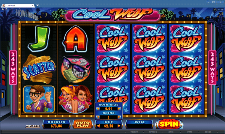 Cool Wolf online casino BlackJack Ballroom bonus slot