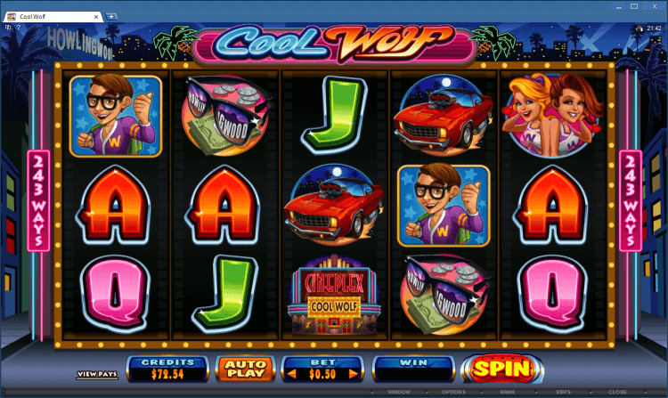 Cool Wolf online casino BlackJack Ballroom bonus slot