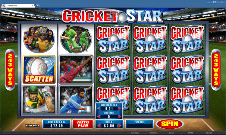 Cricket Star bonus game BlackJack Ballroom app