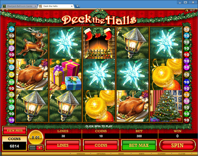 Deck the Halls application online casino BlackJack Ballroom