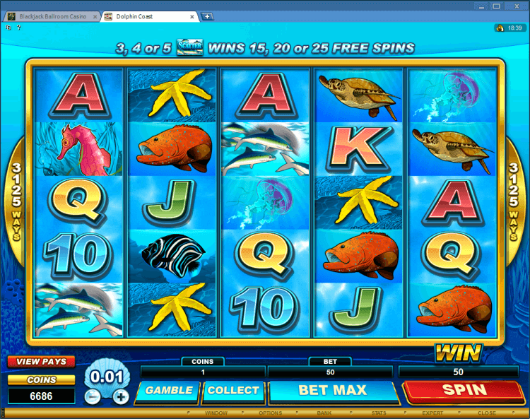 Dolphin Coast BlackJack Ballroom application online casino