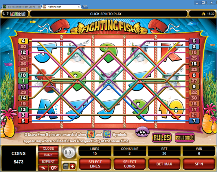 Fighting Fish bonus slot BlackJack Ballroom online casino app