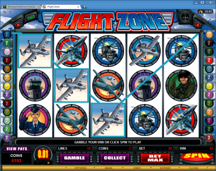 Flight Zone bonus slot BlackJack Ballroom online casino app