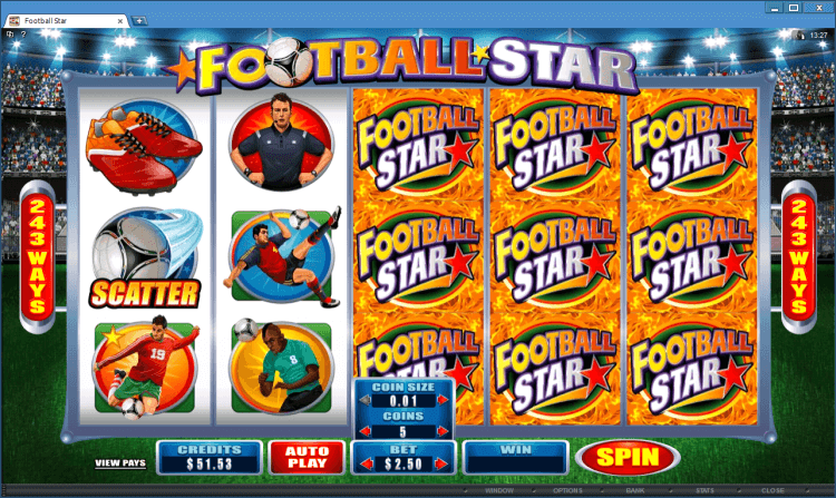 Football Star bonus slot online casino app BlackJack Ballroom
