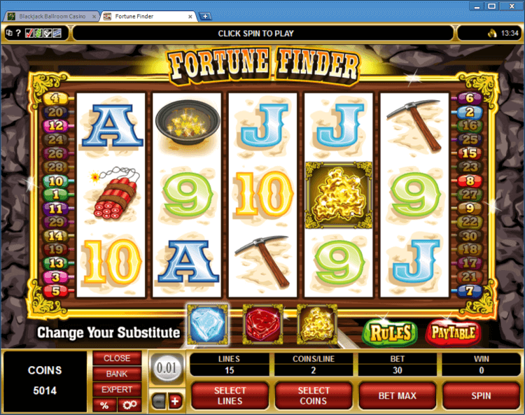 Fortune Finder regular video slot Ballroom BlackJack online casino app