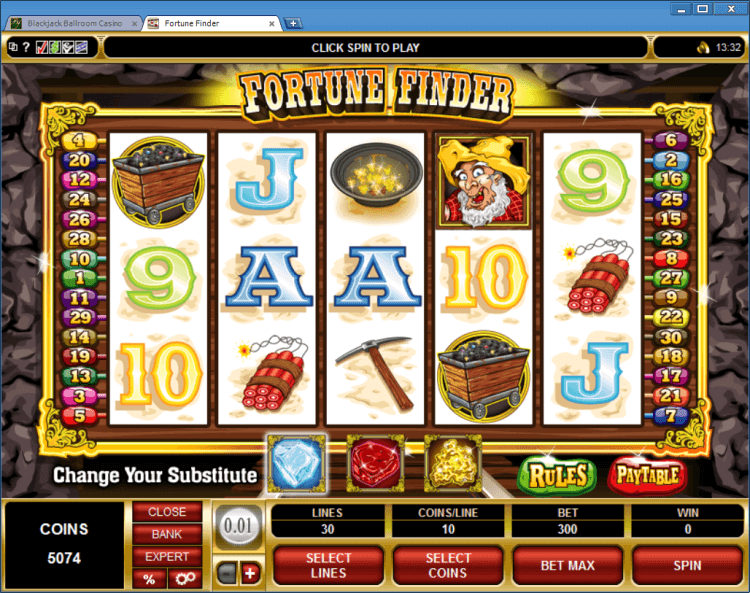 Fortune Finder regular video slot Ballroom BlackJack online casino app