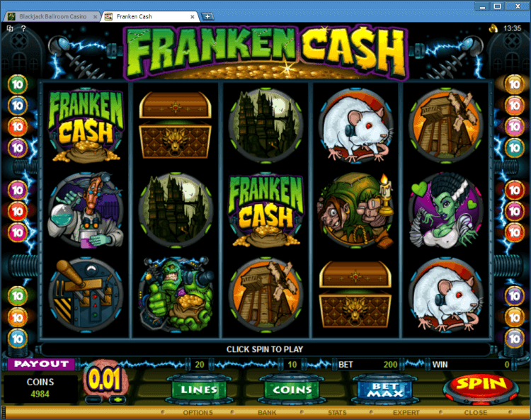 Fraken Cash bonus slot BlackJack Ballroom online casino app