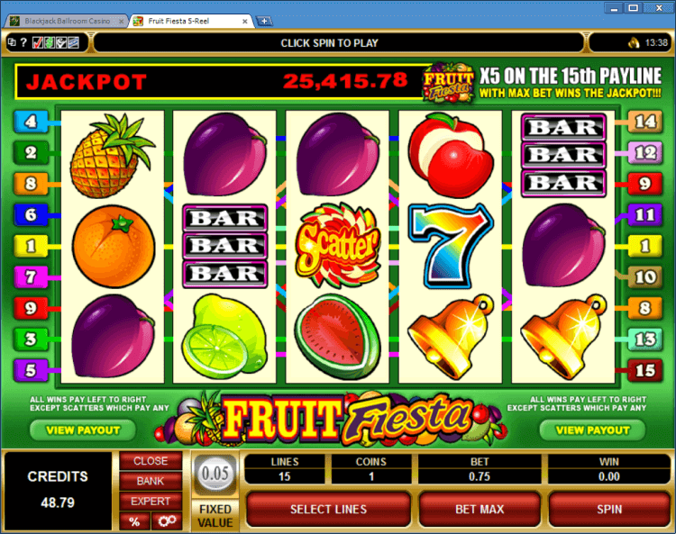 Fruit Fiesta progressive slot BlackJack Ballroom online casino app