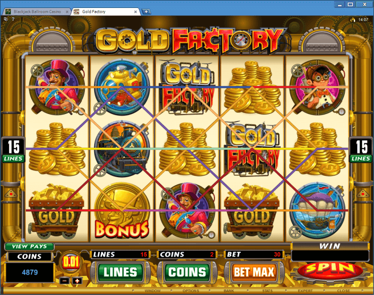 Gold Factory bonus slot BlackJack Ballroom online casino app