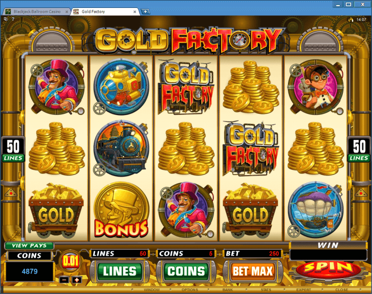 Gold Factory bonus slot BlackJack Ballroom online casino app