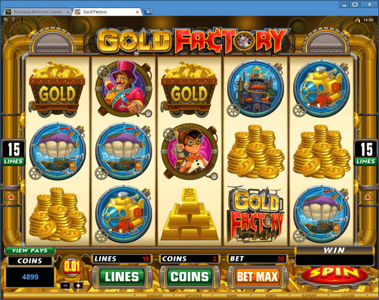 Gold Factory bonus slot BlackJack Ballroom online casino app