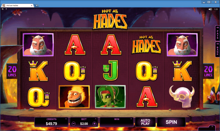 Hot as Hades bonus slot BlackJack Ballroom online casino