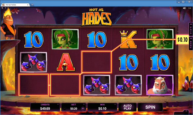 Hot as Hades bonus slot BlackJack Ballroom online casino