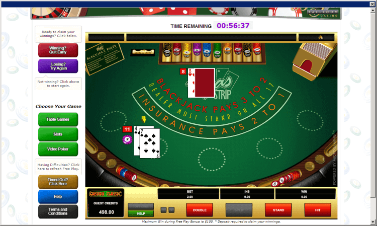 I start playing Vegas Strip BlackJack and I already enjoy!