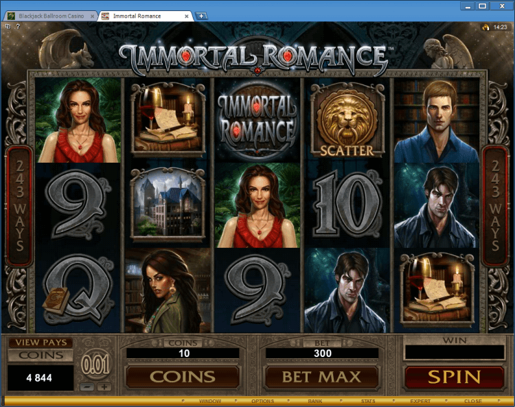 Immortal Romance bonus slot Ballroom BlackJack online casino app