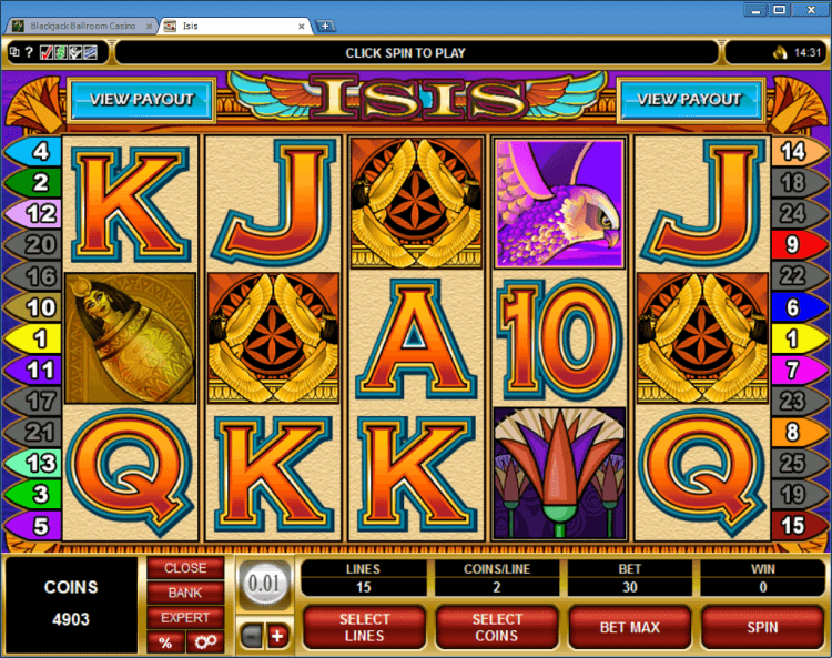 Isis regular video slot Ballroom BlackJack online casino app