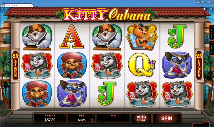Kitty Kabana bonus slot Black Jack Ballroom online gambling casino