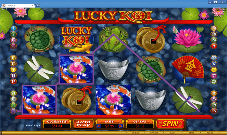 Lucky Koi bonus slot BlackJack Ballroom online casino application