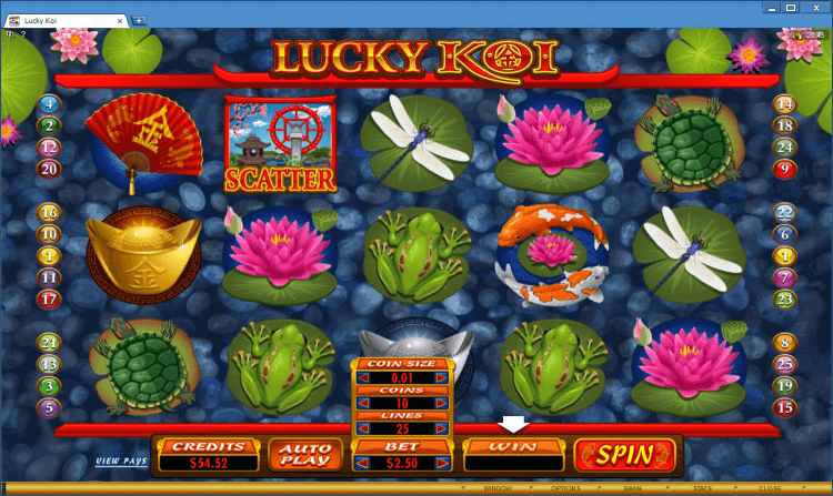 Lucky Koi bonus slot BlackJack Ballroom online casino application