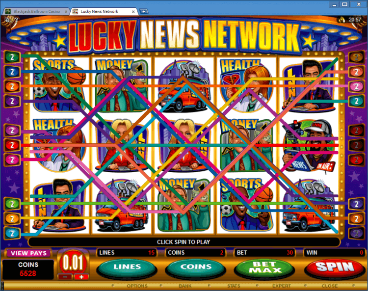 Lucky News Network bonus slot BlackJack Ballroom online casino application