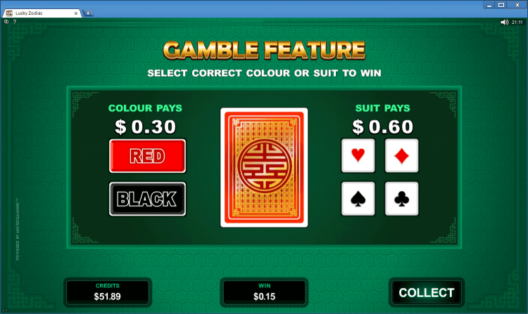 Lucky Zodiac regular video slot BlackJack Ballroom online casino gambling