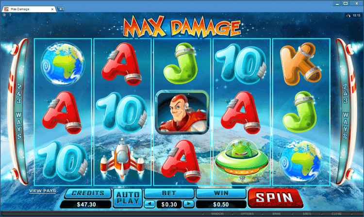 Max Damage bonus slot BlackJack Ballroom online casino gambling