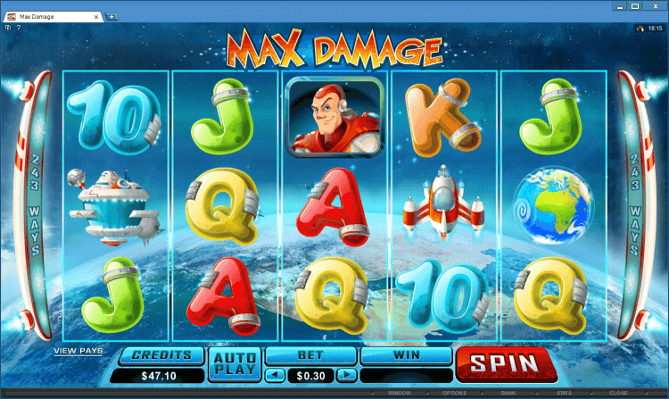 Max Damage bonus slot BlackJack Ballroom online casino gambling