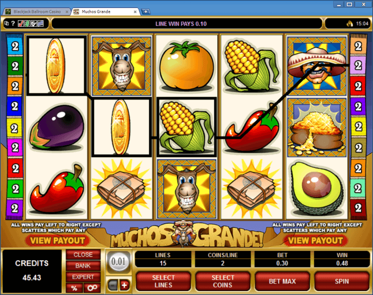 Muchos Grande bonus slot BlackJack Ballroom online gambling casino