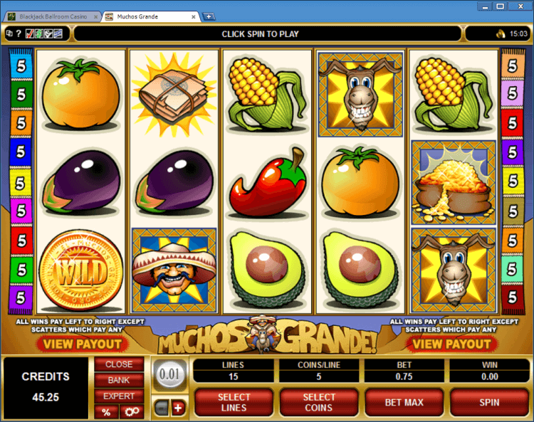 Muchos Grande bonus slot BlackJack Ballroom online gambling casino