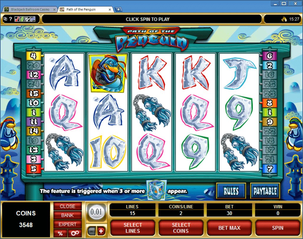 Ice Cube Symbols | Blackjack Ballroom Casino