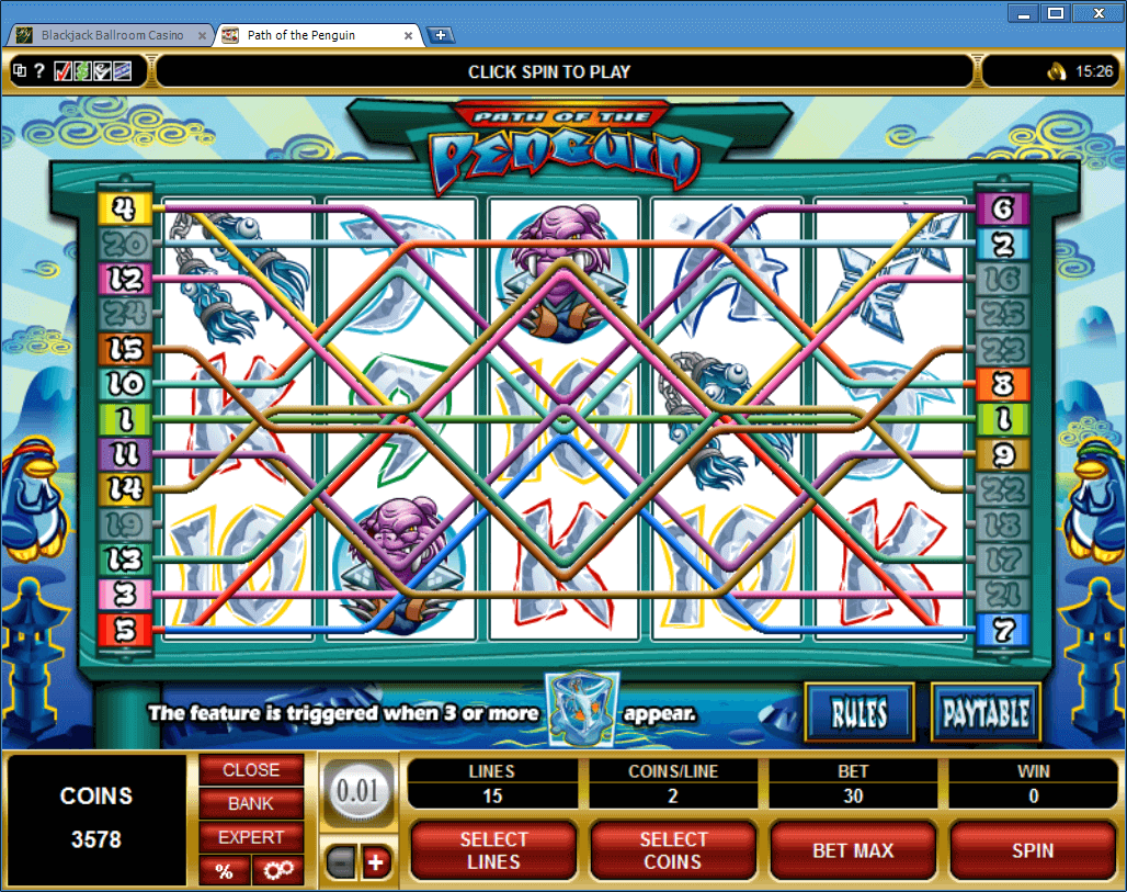 Ice Cube Symbols | Blackjack Ballroom Casino