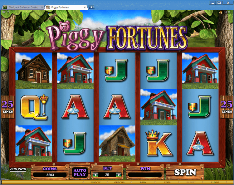 Piggy Fortunes bonus slot BlackJack Ballroom online casino gambling