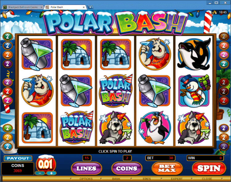 Polar Bash bonus slot BlackJack Ballroom online casino gamble