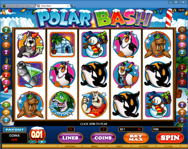 Polar Bash bonus slot BlackJack Ballroom online casino gamble