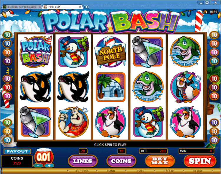 Polar Bash bonus slot BlackJack Ballroom online casino gamble