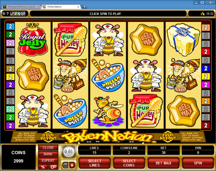 Pollen Nation bonus slot BlackJack Ballroom online casino gambling