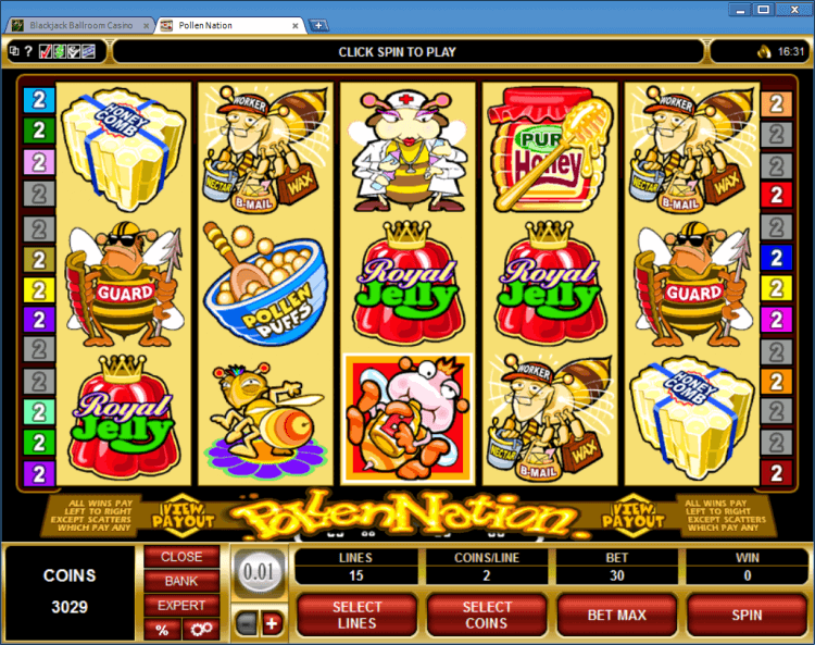 Pollen Nation bonus slot BlackJack Ballroom online casino gambling