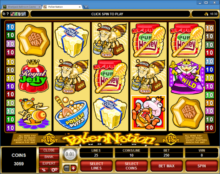 Pollen Nation bonus slot BlackJack Ballroom online casino gambling