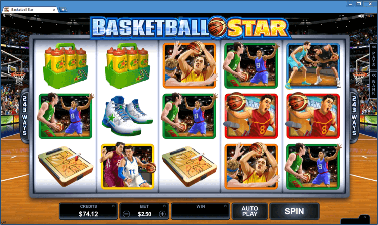 Slot Basketball Star online casino Ballroom application